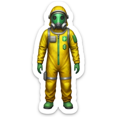 Hazmat Suit from Rust sticker