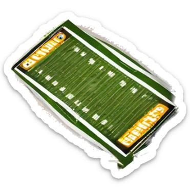 checker neyland stadium sticker