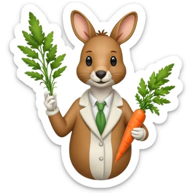 Ranch dressing kangaroo sticker