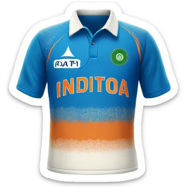 Indian cricket jerseys  sticker