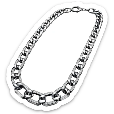 diamond cuban chain emoji sticker