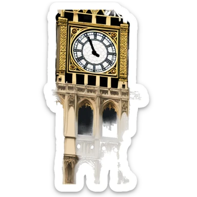 big ben london sticker