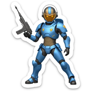 Soldado de arc riders game sticker