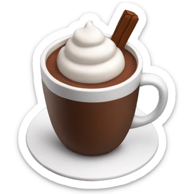 Hot chocolate  sticker