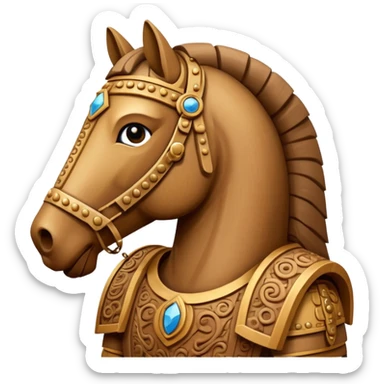 emoji about a men trojan sticker