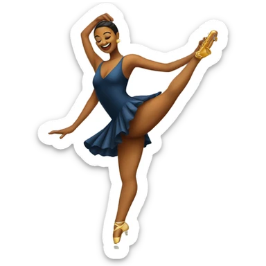Jazz dancer sticker