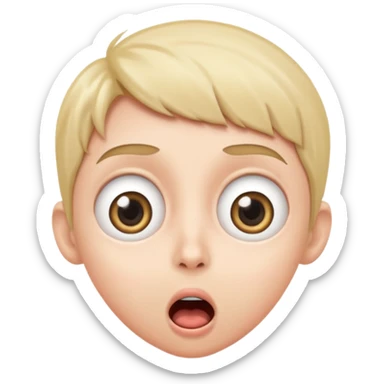 me when stanford starts going on and on about holly negglett: this ginger is nuts!!! sticker