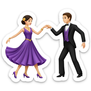 Esibizione di danze standard in palazzetto dello sport con i giudici che danno preferenza con voto sticker