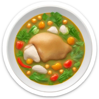 Plato de sopa  sticker