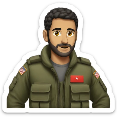 bomber of syrian origin sticker