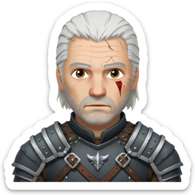 Geralt-of-Rivia from the movie  sticker