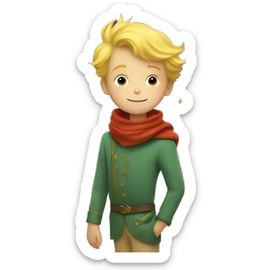 The little prince and the stars sticker