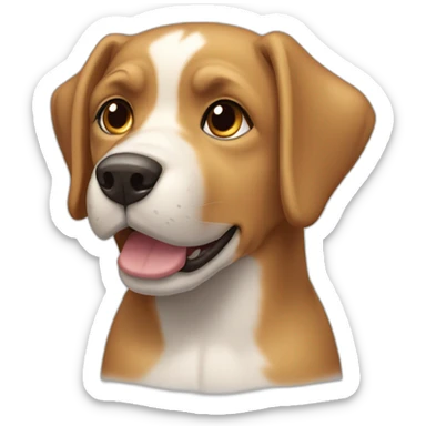 Perro de agua marrón claro sticker