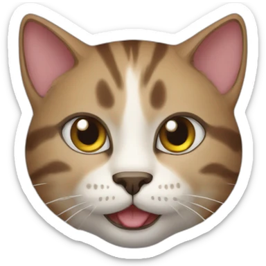 Tonkanese cat sticker