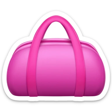 pink gym bag sticker