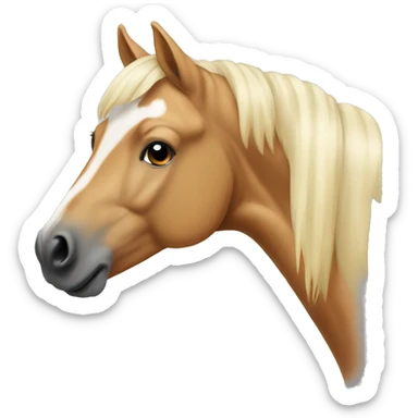 palomino horse sticker