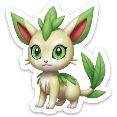 Meloetta-Shaymin-Celebi-Gatomon-Pteromon-hybrid sticker