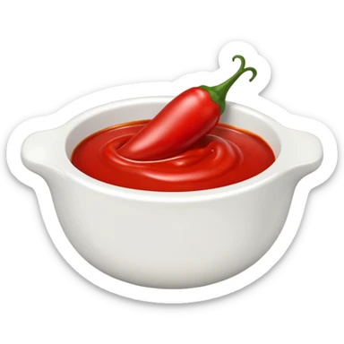 chilies sauce sticker