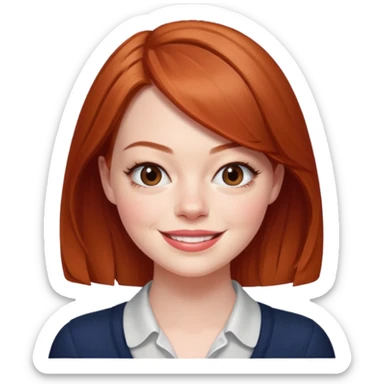 Emma Stone sticker