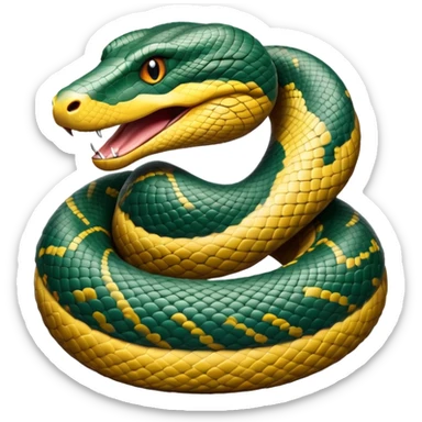 cinematic-noble-anaconda-portrait-emoji,-poised-and-imposing,-with-a-massive,-sinuous-build-draped-in-intricately-patterned-scales-and-piercing,-focused-eyes,-simplified-yet-sharp-and-sophisticated-features,-highly-detailed sticker