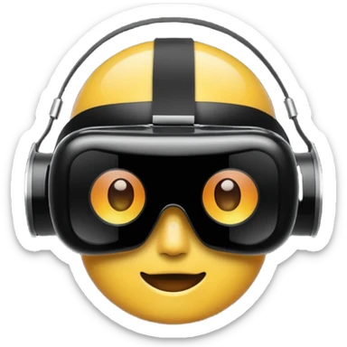 Lentes de realidad virtual sticker
