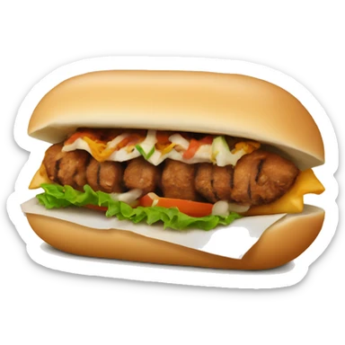 döner kebap sticker