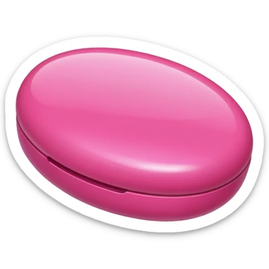 pink medication sticker