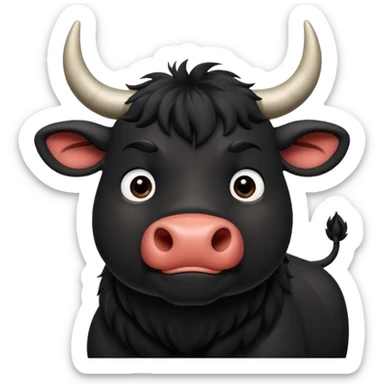 Ferdinand (black) from the Ferdinand disney movie sticker