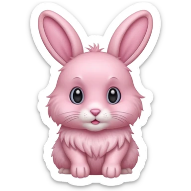 Conejo rosado  sticker