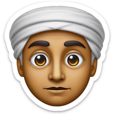 Cinematic Realistic Rembrandt Portrait Emoji, depicted as a master painter with deep reflective eyes and dramatic chiaroscuro, rendered with intricate textures and moody historic lighting that captures his timeless artistry. sticker