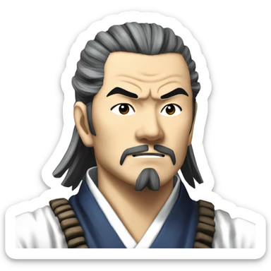 Miyamoto musashi dans le manga Vagabond sticker