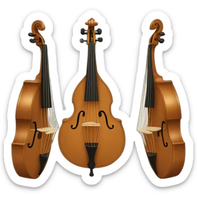 Erlandskian Arabic String Instrument Ethnic sticker