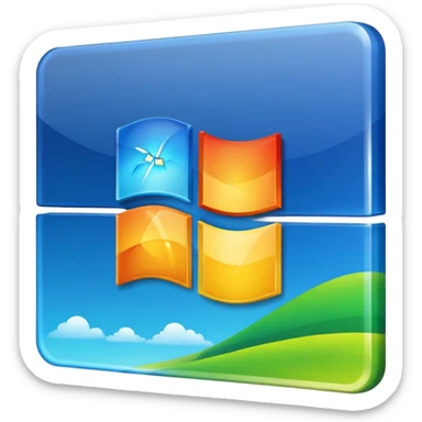 Windows XP logo sticker