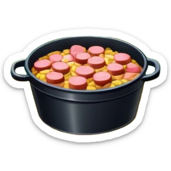 spam art slop french countryside landscape sticker