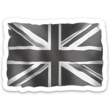 United Kingdom Black and White sticker