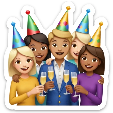 group of friends sticker