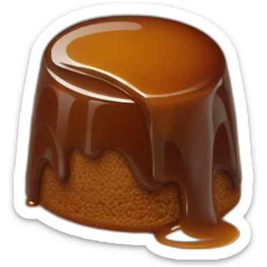 Sticky toffee pudding sticker