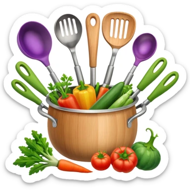 cooking and nutrition sticker