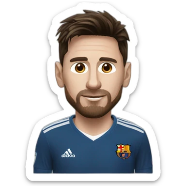 lionel Messi if he was a software engineer sticker