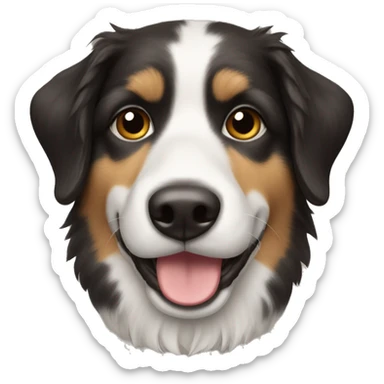 Border cokie dog sticker