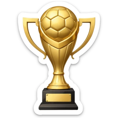 create an airbnb category icon that looks like a fifa world cup trohy sticker