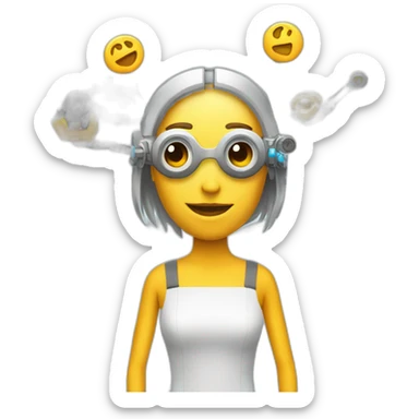 AI, automation and processes sticker