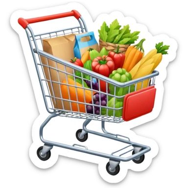 carrello della spesa sticker