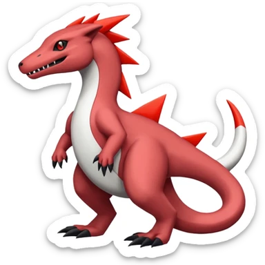 Salazzle-Typloshion-Salandit-Zangoose-Fusion (full body) sticker