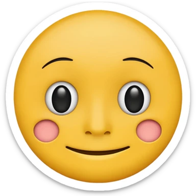 flat clean yellow emoji face #FFCC4D, circular, no nose or eyebrows, eyes are two horizontal lines, mouth is a bold black X, muted emotion, minimal, standard emoji style, no gradients or shadows, transparent background sticker