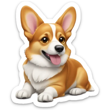Pembroke corgi sticker