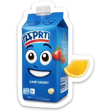 Capri sun shot sticker