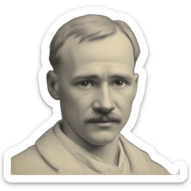 Niklāvs Strunke Galvas konstrukcija 1924 sticker