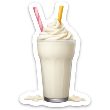 Vanilla milkshake  sticker