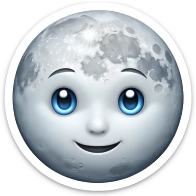 thr moon sticker